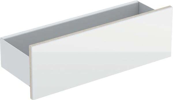 Geberit Acanto panneau mural 500617012 45x14.8x16 cm, verre blanc - blanc