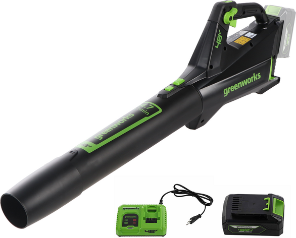 Greenworks GD48AB - Souffleur à batterie axial - 48 V / 4 Ah