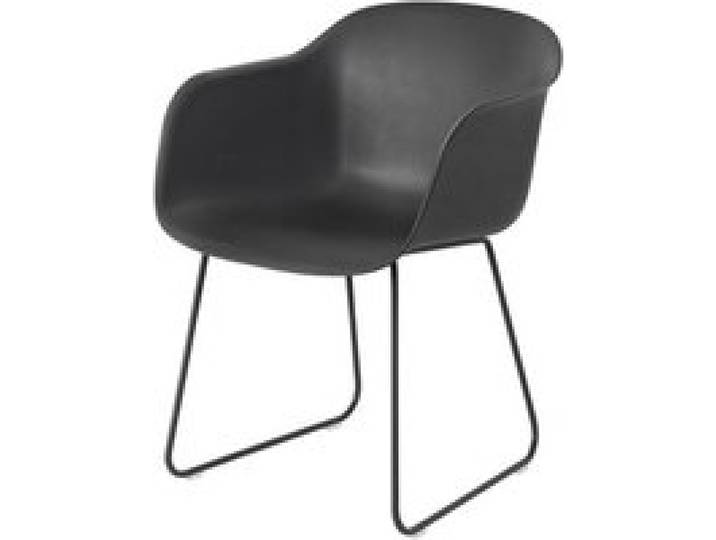 Muuto - Fiber Armlehnstuhl Kufengestell
