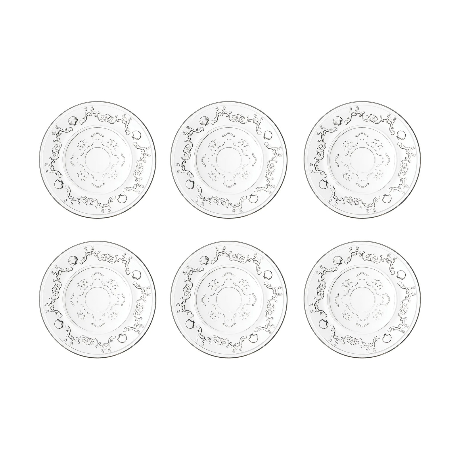 La Rochère Versailles bordje 6-pack glas