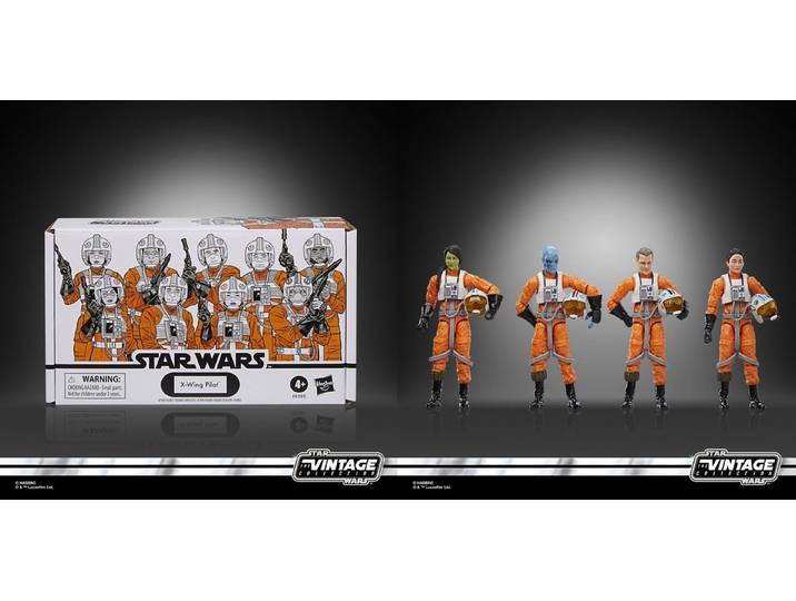 Hasbro Actionfigur Star Wars The Vintage Collection Ahsoka X-Wing Pilot 3 3/4-Inch Action