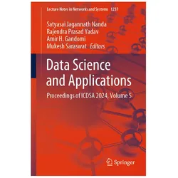 Data Science and Applications, Fachbücher von Mukesh Saraswat, Amir H. Gandomi, Rajendra Prasad Yadav, Satyasai Jagannath Nanda