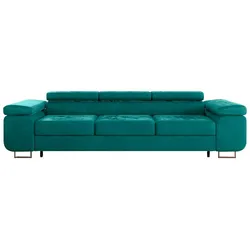 SCHLAFSOFA Wilson 3 Sitzplätze Tannengrün