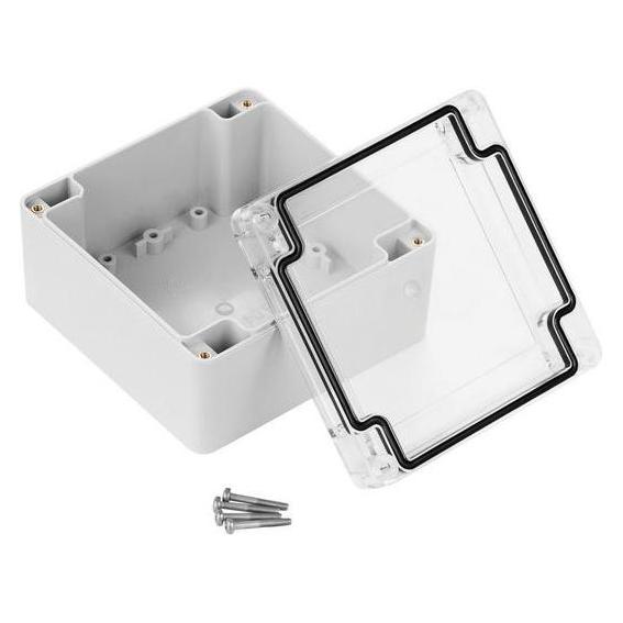 RS PRO ABS Gehäuse, Grau, Aussenmass 105 x 105 x 60.1mm, IP67 (Gehäuse) (1862277)