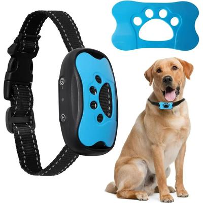 Uplift Essentials Anti Bark Training Collar Smart Ultrasonic & Vibration Behavior Correction orange