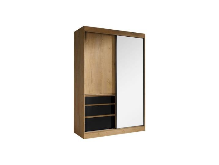 SCHWEBETÜRENSCHRANK Haiti 140 mit Spiegel