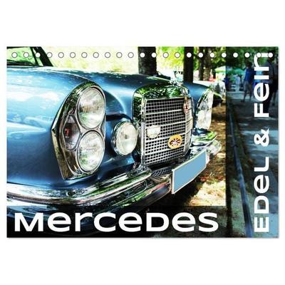 Mercedes Edel & Fein (Tischkalender 2026 DIN A5 quer), CALVENDO Monatskalender