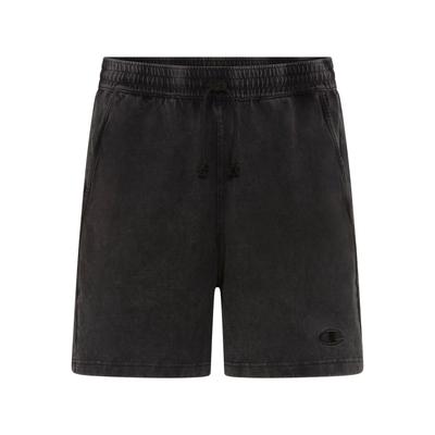 Sweatshorts CHAMPION "Bermuda", Herren, Gr. L, N-Gr, schwarz (nbk), Obermaterial: 100% Baumwolle, Hosen Sweatshorts, sportlicher Stil, für sportliche Aktivitäten, aus Baumwolle gefertigt