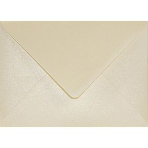 Netuno Briefumschläge Aster Metallic, Perlmutt, B6, ohne Fenster, nassklebend, 120g/m², 25 Stück