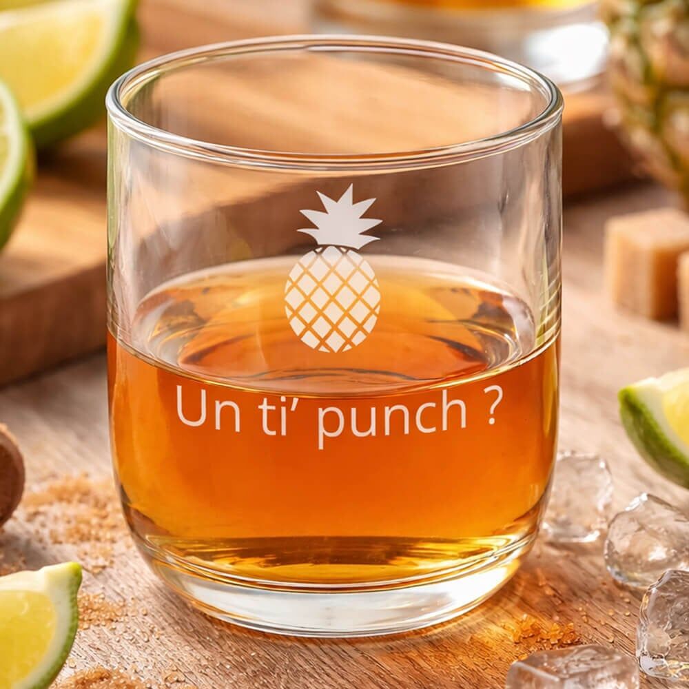 Ocadeau Verre Rhum gravé