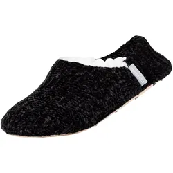 camano Cosy Velvet Slipper Hausschuhe Damen 9999 - black 41-42