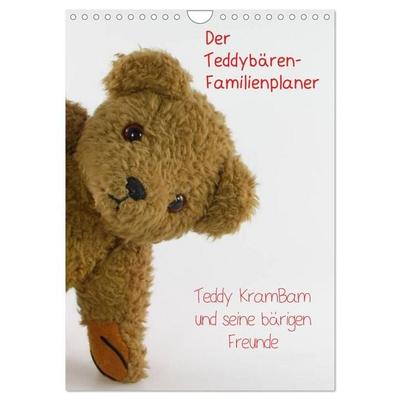 Der Teddybären-Familienplaner (Wandkalender 2027 DIN A4 hoch), CALVENDO Monatskalender