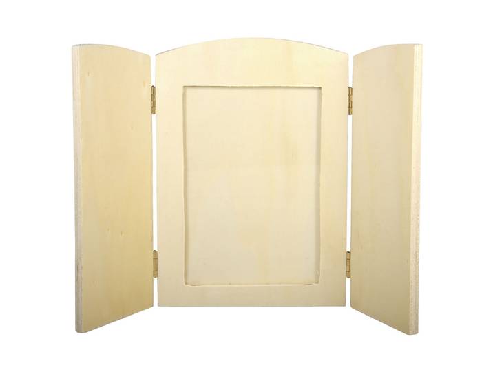 Rayher Fotorahmen mit Aufklappbaren Seitenteilen 18.5 × 13 × 0.6 cm