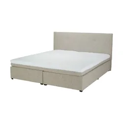 Boxbett Härtegrad H3 Duke , beige , Maße (cm): B: 167 H: 104