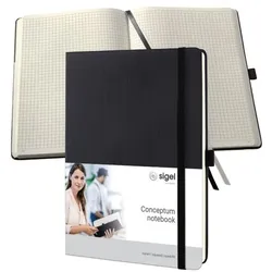 Sigel Notizbuch »Conceptum« CO117 Tabletformat kariert - 194 Seiten rosa