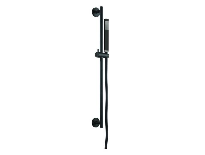 by Paffoni B-Way Barre de douche avec curseur réglable + Douchette à main Stick + Flexible 1,5m, Noir mat (SATBSSSBW)