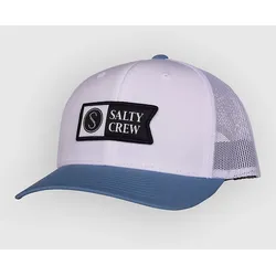 Salty Crew Pinnacle 2 Retro Trucker Cap white / slate Gr. Uni
