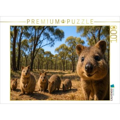 CALVENDO Puzzle Quokkas im australischen Outback | 1000 Teile Lege-Größe 64x48cm Foto-Puzzle für glückliche Stunden, Sonstige von , Calvendo Puzzle