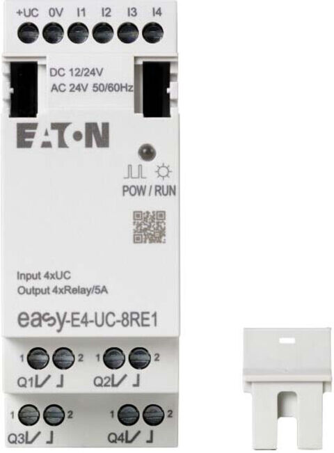 Eaton Extension d’entrée/sortie à bornes à vis EASY-E4-UC-8RE1 (197217)