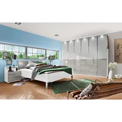 Wiemann Schlafzimmer-Set Shanghai 2 4tlg. Glas Weiß