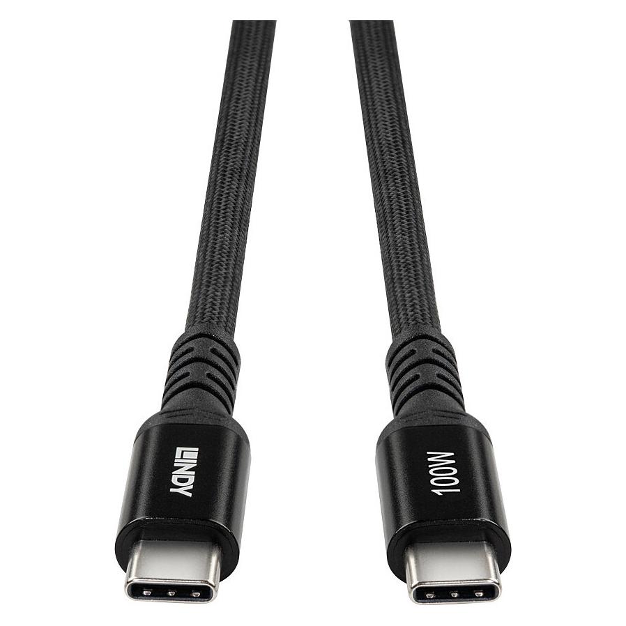 Lindy 1M USB 2.0 USB-C-ZU-C-LADEKABEL (1 m, USB 2.0, 100 W) (32026)