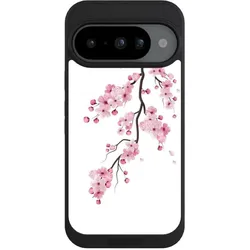 Nivocase Handyhülle für Google Pixel 10 Hülle NIVOpure Case Schwarz Asien Japan Kirschblüten (Google Pixel 10), Smartphone Hülle, Schwarz
