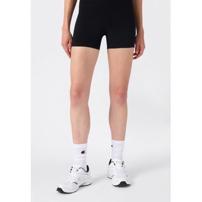 Trainingsshorts CHAMPION "PERFROMANCE Soft Touch Biker Shorts", Damen, Gr. XS, N-Gr, schwarz (nbk), Obermaterial: 78% Polyester, 22% Elasthan, Hosen, Biker Shorts Schnitt, aus Polyester und Elasthan