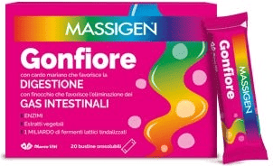 Massigen Gonfiore Integratore Per Eliminare Il Gonfiore 20 Bustine Orosolubili