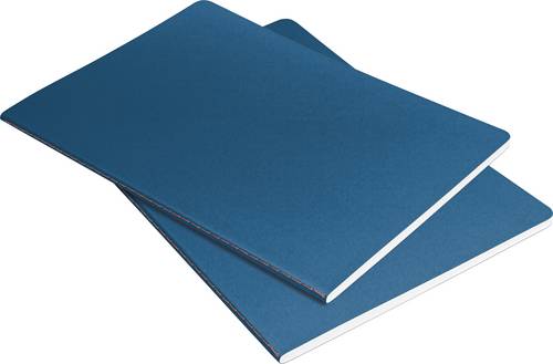 Sigel LS305 Notizheft Linescape Softcover 2 St. DIN A5 liniert Mittelblau, Neonorange 34 Blatt