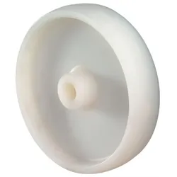 BS Rollen Ersatzrad Kunststoff weiß Gleitlager Ø 75 mm 50 kg - A90.075