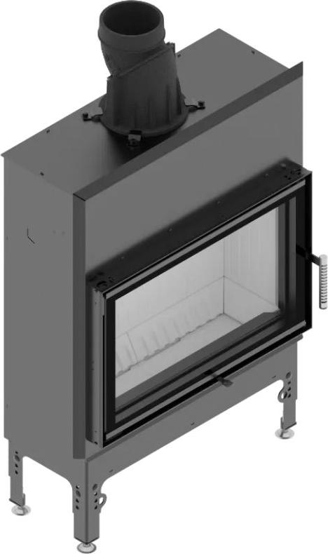 Kaminofen Hitze HST 68x43.S 9,3 kW Kaminofeneinsatz Kaminofen Holzofen Kamin Ofen