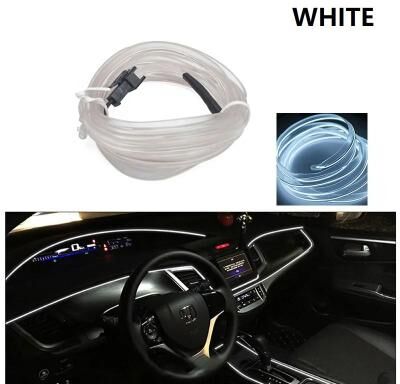 Uplift Essentials Automotive Ambient Interior Glow Strips white 40 In usb Plug