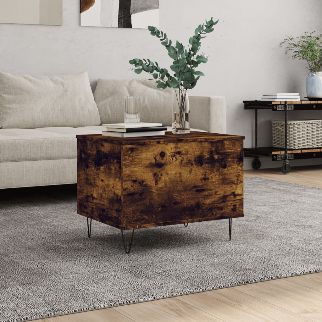 George Oliver Moriaty Coffee Table Smoked Oak 60cm L x 44.5cm W x 45cm H