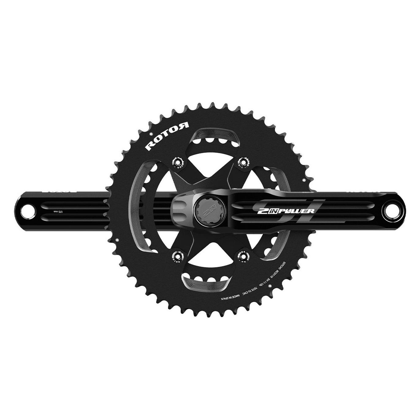 Rotor 2INpower SL ROUND Shimano 2x12-fach Powermeter Kurbelgarnitur (61852140)