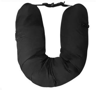 Uplifted Finds Fillable Travel Neck Pillow Stuff With Clothes Portable Pillowcase Storage Bag lycra Waterproofing