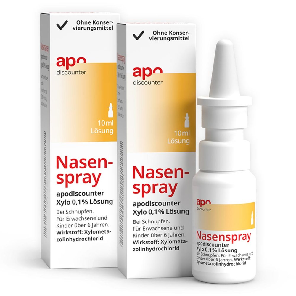 Fairmed Healthcare GmbH Nasenspray mit Xylometazolin 0,1 % von apodiscounter 08104037