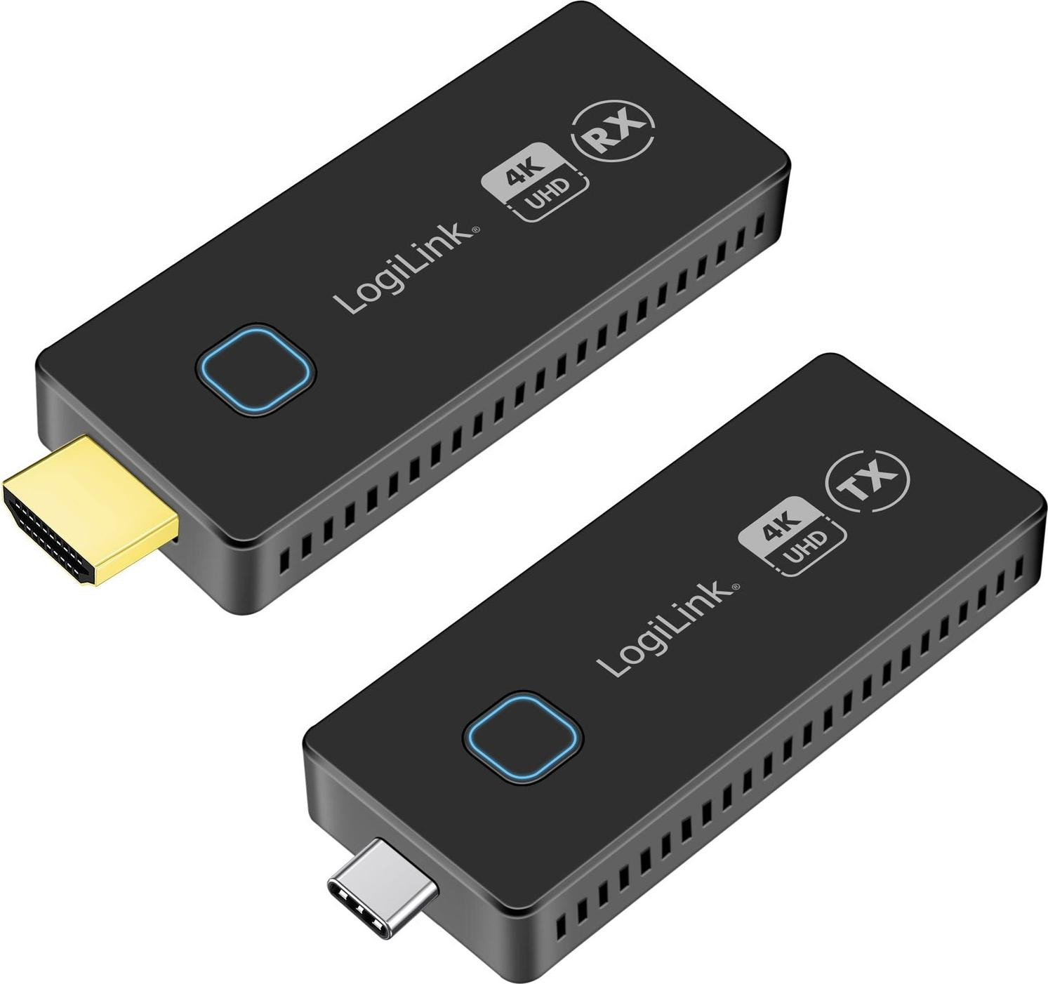 LogiLink draadloze HDMI-transmissieset USB-C naar HDMI tot 30 meter