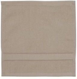 IH Casa Decor "Nova Wash Cloth 12"" X 12"" Sand - Set of 6"