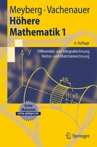 Kurt Meyberg - Höhere Mathematik 1: Differential- und Integralrechnung Vektor- und Matrizenrechnung (Springer-Lehrbuch) (German Edition) - Preis vom 19.10.2026 19:33:35 h