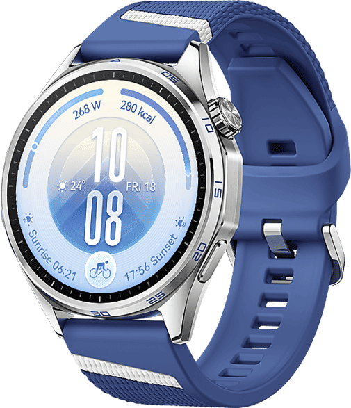 Smartwatch - Huawei Watch GT 7, 46mm, Hasta 21 días de Autonomía, Pantalla AMOLED 1.47", Resistente al Agua, Azul