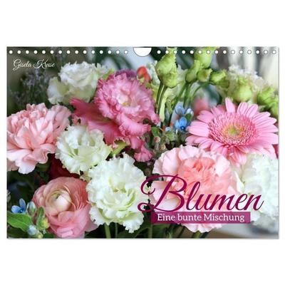 Blumen - Eine bunte Mischung (Wandkalender 2027 DIN A4 quer), CALVENDO Monatskalender