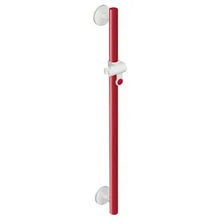 Hewi System 800 K Brausehalterstange 950.33.1209933 Außenmaß 1100 mm, rubinrot, reinweiß