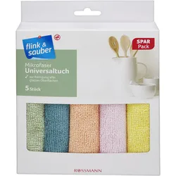 flink & sauber Mikrofasertücher 32 cm x 32 cm