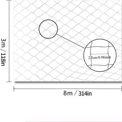 Uplift Essentials Invisible High Strength Transparent Pet Safety Net 10 Ft X 26 Ft