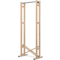 Foppapedretti, Garderobe + Kleiderstange, Kleiderständer Schlange 60 Natur