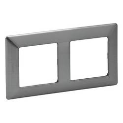 Legrand Rahmen Valena Life Allure Edelstahl 754152 1 St.