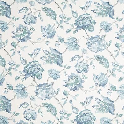 Springdale Blue Fabric by the Yard - Ballard Designs