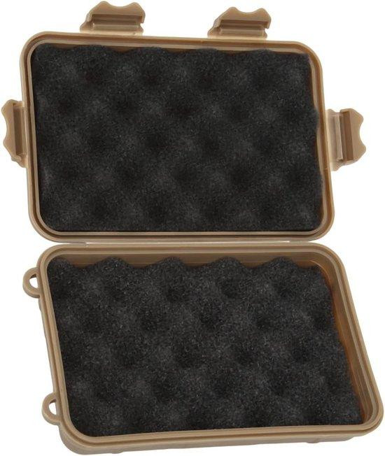 WAN Schokbestendige en waterdichte opbergdoos met handvatten, zwart, B/D/H: 17 x 11 x 6 cm