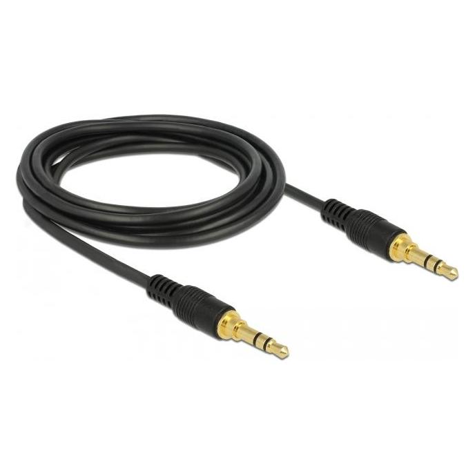 Delock Klinkenkabel 3 Pin Stecker > Stecker (3 m, AUX Kabel) (85551)
