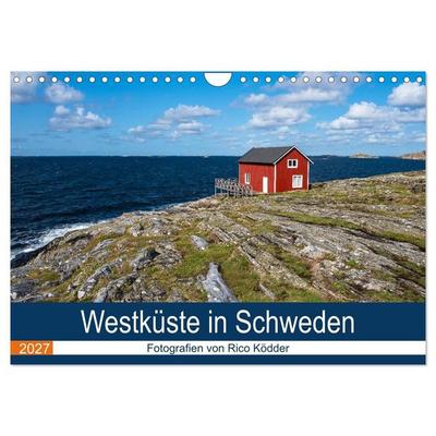 Westküste in Schweden (Wandkalender 2027 DIN A4 quer), CALVENDO Monatskalender